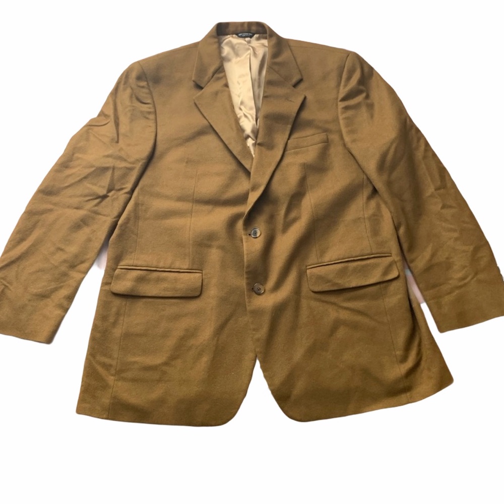 Bill Blass Black Label 100% Cashmere Camel Blazer